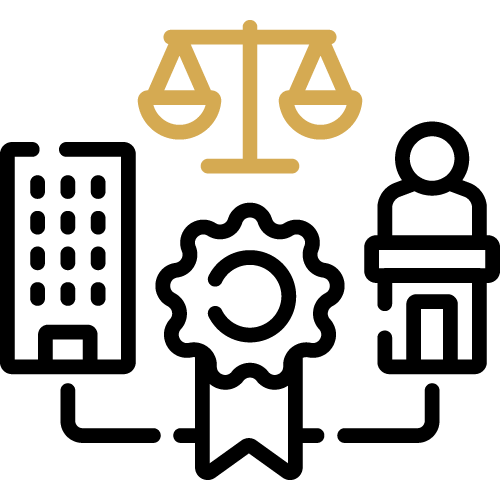 Corporate law icon